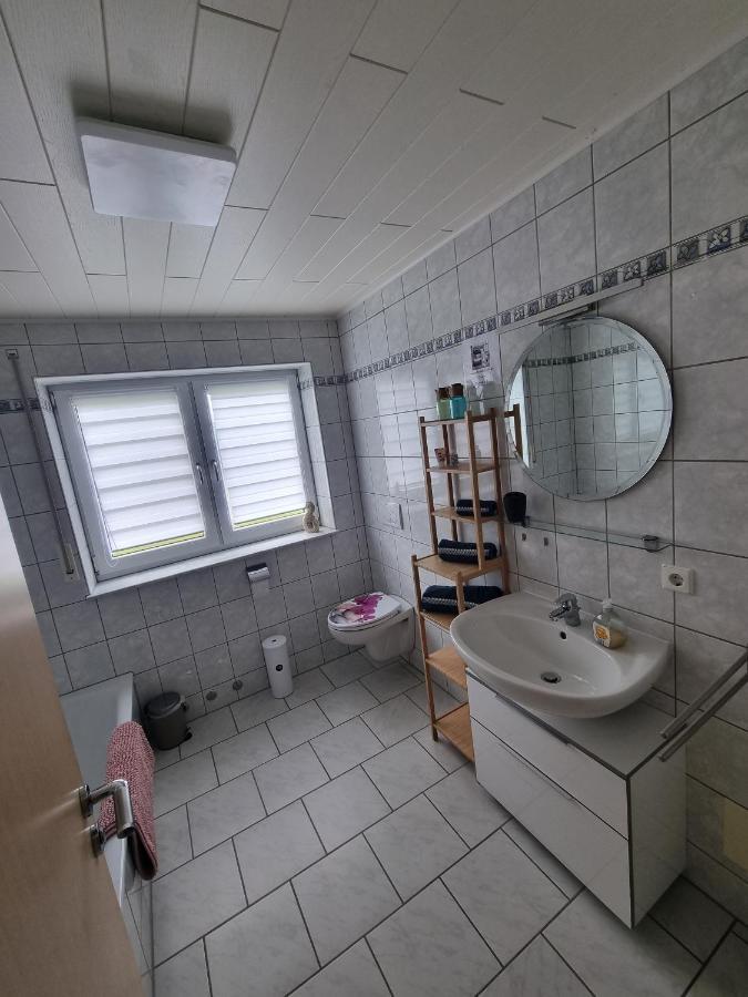 Ferienwohnung Biosphaerenblick Munsingen Bagian luar foto