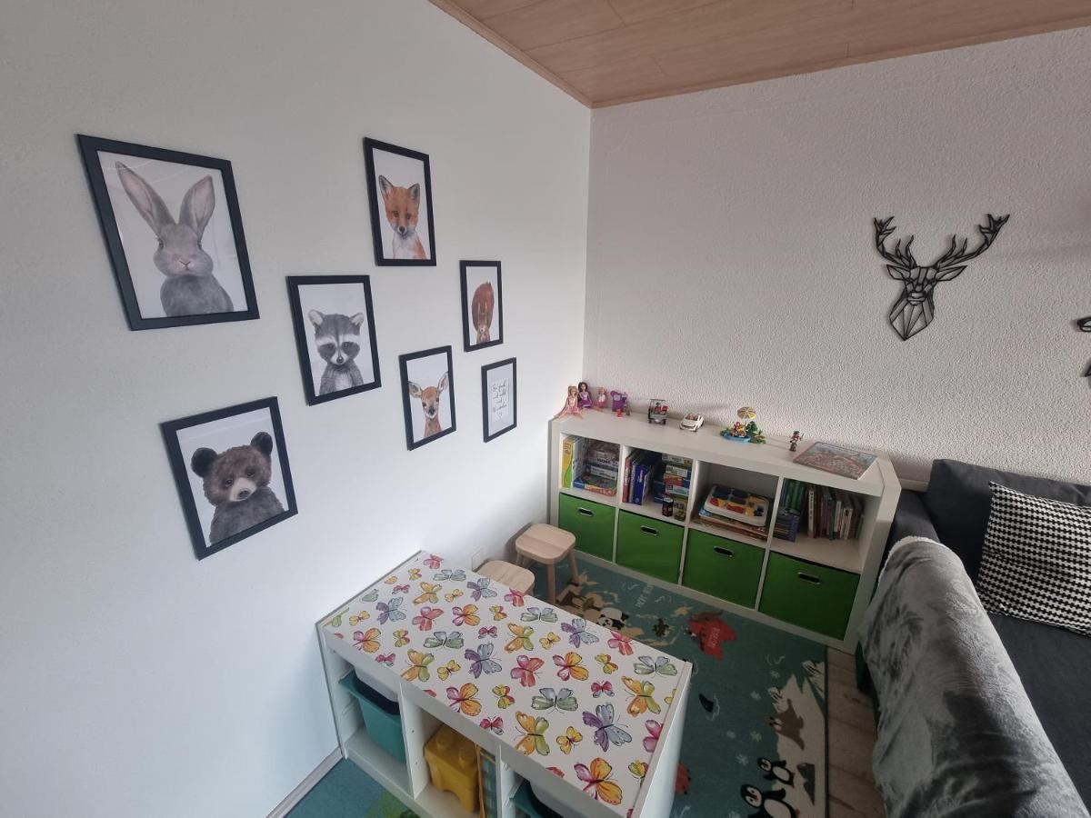Ferienwohnung Biosphaerenblick Munsingen Bagian luar foto